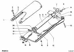 STEERING COLUMN-TUBE/TRIM PANEL diagram for BMW 5 Series E12 520