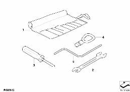Εργαλεία οχήματος diagram for BMW 5 Series E61 525i