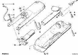 STEERING COLUMN-TRIM PANEL/ATTACH.P. diagram for BMW 7 Series E23 728