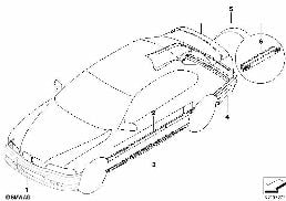 RETROFIT, M AERODYNAMIC KIT diagram for BMW 3 Series E36 318is