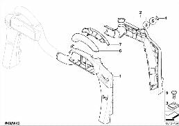 飾件 翻車保護桿 diagram for BMW MINI Cabrio R52 Cooper