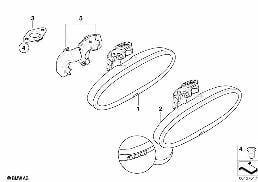 自動防眩車內後視鏡 diagram for BMW MINI Cabrio R52 Cooper