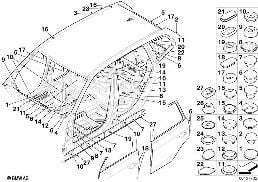 Pokrywka zamykająca/Korek zamykający diagram for BMW X3 E83 LCI 2.0d