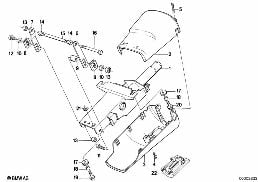 STEERING COLUMN-TUBE/TRIM PANEL diagram for BMW 5 Series E28 M535i
