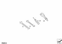 CAR TOOL diagram for BMW 3 Series E90 LCI 320i