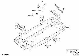 CAR TOOL diagram for BMW 5 Series E60 525d