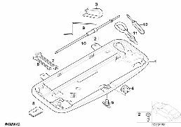 Komplet narzędzi diagram for BMW 7 Series E65 745i