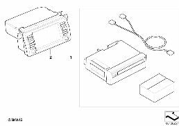 DVD NAVIGATION WITH ON-BOARD MONITOR diagram for BMW 3 Series E46 318i