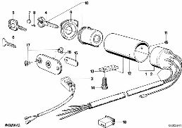 STEERING LOCK/IGNITION SWITCH diagram for BMW 3 Series E21 320i