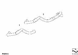 COOLANT HOSE, CCC / CIC / MASK diagram for BMW 3 Series E91 335d