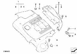 ENGINE ACOUSTICS diagram for BMW 3 Series E46 320d