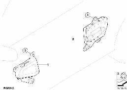 AIRBAG diagram for BMW X3 E83 LCI 2.0i