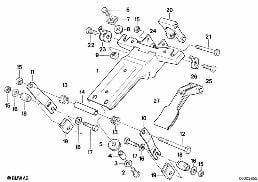 STEERING COLUMN-ADJUSTABLE/SINGLE PARTS diagram for BMW 8 Series E31 850Ci
