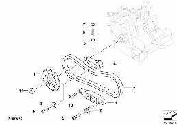 LUBRICATION SYSTEM/OIL PUMP DRIVE diagram for BMW 3 Series E92 M3