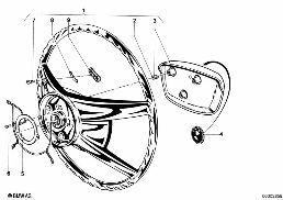 STEERING WHEEL diagram for BMW 5 Series E12 520