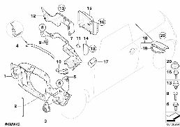 各種車身零件 diagram for BMW MINI Cabrio R52 Cooper