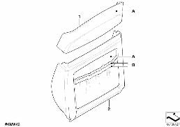Paroi AR Individual siège confort cuir diagram for BMW 5 Series E60 525i