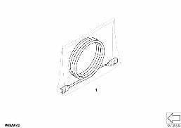 ANTENNA LINE, TELEPHONE diagram for BMW 3 Series E46 M3