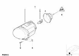 FOG LIGHTS diagram for BMW X5 E53 3.0d
