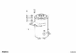 OIL CARRIER / SINGLE PARTS diagram for BMW 8 Series E31 850Ci