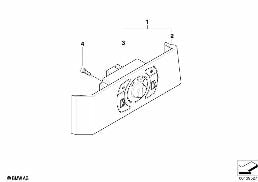 CONTROL UNIT LIGHTS diagram for BMW 5 Series E61 530d