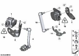 HEADLIGHT VERTICAL AIM CONTROL SENSOR