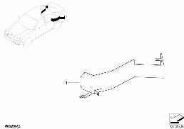 PROTECTIVE COVERS FOR TANK diagram for BMW 3 Series E46 325i