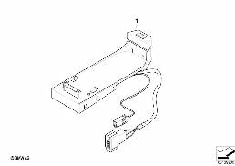 BLUETOOTH SA644 HANDS-FREE RETROFIT KIT diagram for BMW 5 Series E60 LCI 523Li
