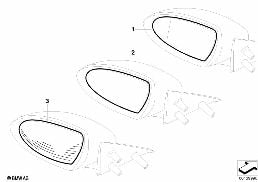 MIRROR GLAS, M WING MIRROR