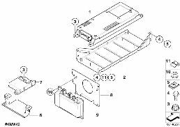 SINGLE PARTS SA 633, TRUNK diagram for BMW 3 Series E46 320Ci