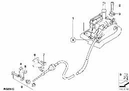 AUTOM.TRANSMISS.STEPTRONIC SHIFT PARTS diagram for BMW Z4 E85 3.0si