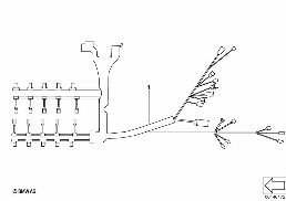 Kabel motor diagram for BMW 5 Series E60 M5