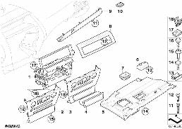 MOUNTING PARTS, INSTR. PANEL