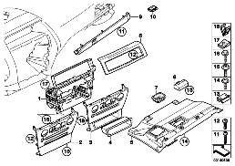 MOUNTING PARTS, INSTR. PANEL