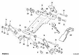 STEERING COLUMN-BEARING SUP./SINGLE PART diagram for BMW 5 Series E34 525tds