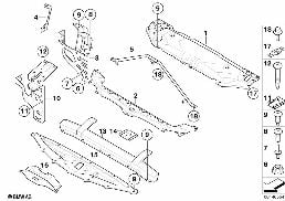 FRONT PANEL diagram for BMW 6 Series E63 650i