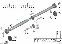 Trasmissione snodata diagram for BMW Rolls-Royce Phantom RR1 Phantom