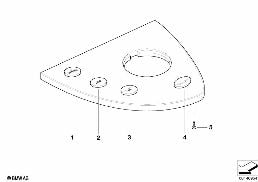 Kontakt växelspakspanel SMG diagram for BMW 5 Series E60 M5