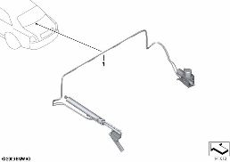 Víko zavazadl. prostoru hydraulické díly diagram for BMW Rolls-Royce Phantom RR1 Phantom
