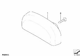 座椅 后部 头枕 diagram for BMW MINI Cabrio R52 Cooper