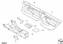 Indiv.serie E39 Australien KA138, del 1 diagram for BMW 5 Series E39 523i