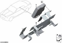 Headset modul diagram for BMW Rolls-Royce Phantom RR1 Phantom