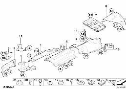 Wärmeisolierung diagram for BMW 1 Series E87 120d