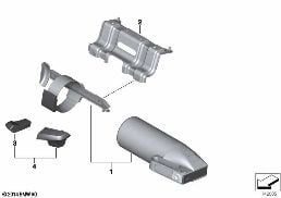 FIRE EXTINGUISHER diagram for BMW 3 Series E90 318i
