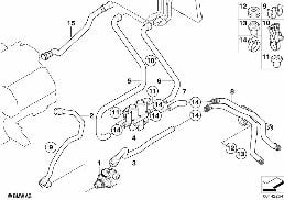 AUXILIARY HEATER WATER HOSES