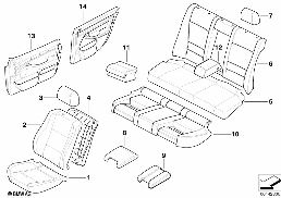 Série individuelle Angleterre, KA142 diagram for BMW 5 Series E39 530i
