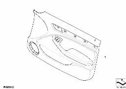 DOOR TRIM PANEL, FRONT diagram for BMW 3 Series E46 325i