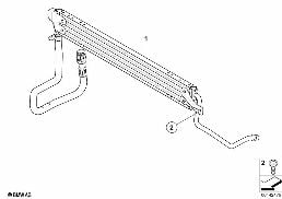 Styrservokylare diagram for BMW 5 Series E60 M5