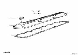 CYLINDER HEAD COVER diagram for BMW 3 Series E30 325e