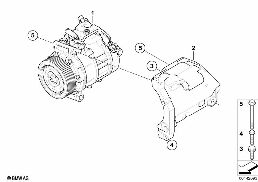 CLIMATE COMPRESSOR MOUNTING PARTS